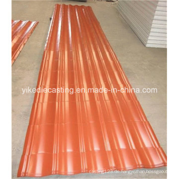 PPGI Steel Corrugated Roofing Blatt Baumaterial